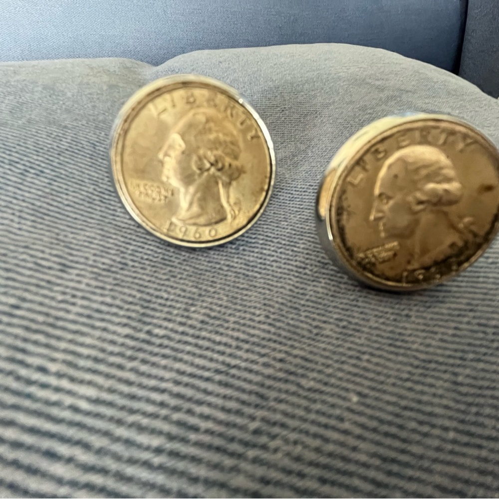 1960 Liberty Coin cuff links